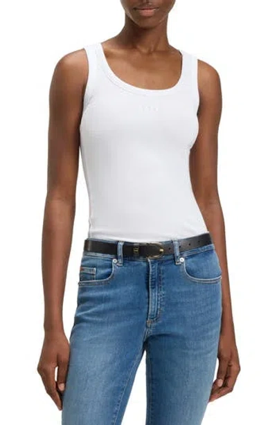 Hugo Boss Boss Ematite Tank In Wht