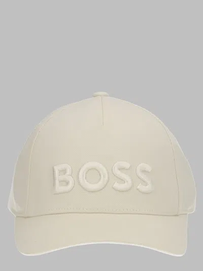 Hugo Boss Boss Embroidered Cotton Baseball Cap In Multicolour