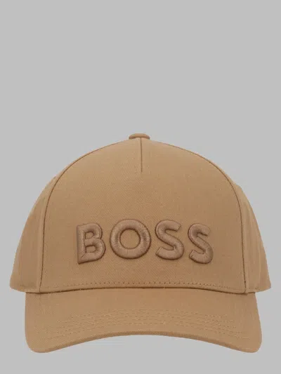 Hugo Boss Boss Embroidered Cotton Baseball Cap In Multicolour