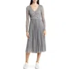 Hugo Boss Erlissi Pleated Long Sleeve Dress