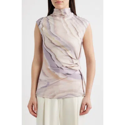 Hugo Boss Boss Erocis Print Sleeveless Top In Multi