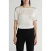 Hugo Boss Esandy Short Sleeve Top In White