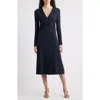 Hugo Boss Boss Eulo Twisted Long Sleeve Dress