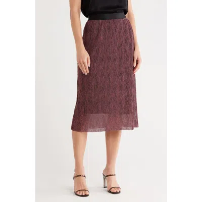 Hugo Boss Boss Evibelle Skirt In Burgundy