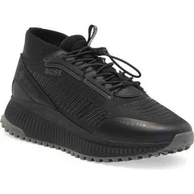 Hugo Boss Boss Evo Runn Sneaker In Black