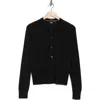 Hugo Boss Boss Fadenasi Virgin Wool Cardigan Sweater In Black