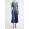 Hugo Boss Fadridi Dress In Blue