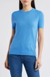 Hugo Boss Boss Falyssiasi Wool T-shirt Sweater In Cornflower