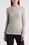 Hugo Boss Boss Fatirami Mock Neck Virgin Wool Sweater