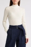 Hugo Boss Boss Fatirami Rib Wool Mockneck Sweater