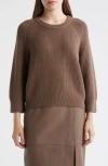Hugo Boss Boss Feronera Sweater In Brown