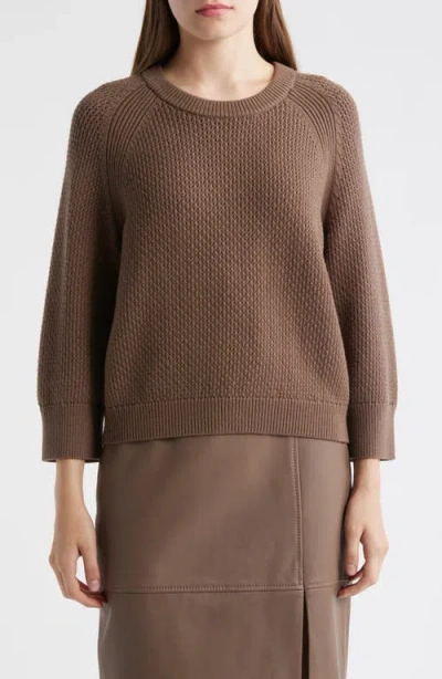 Hugo Boss Boss Feronera Sweater In Brown