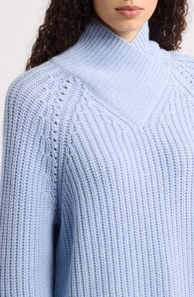 Hugo Boss Boss Feryssal Wool & Cashmere Sweater In Kentucky Blue