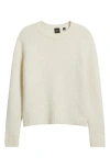 Hugo Boss Boss Fesbian Crewneck Sweater In Neutral