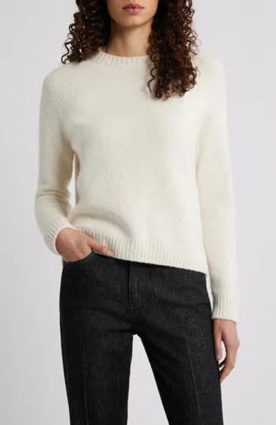 Hugo Boss Boss Fesbian Crewneck Sweater In Neutral