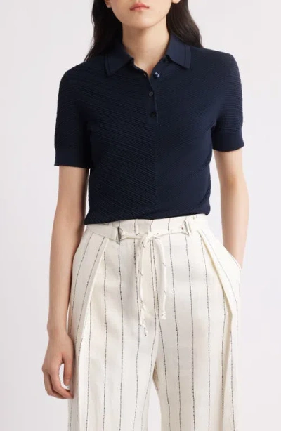 Hugo Boss Boss Fointa Chevron Rib Polo