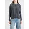 Hugo Boss Boss Fonami Virgin Wool Cardigan In Gray