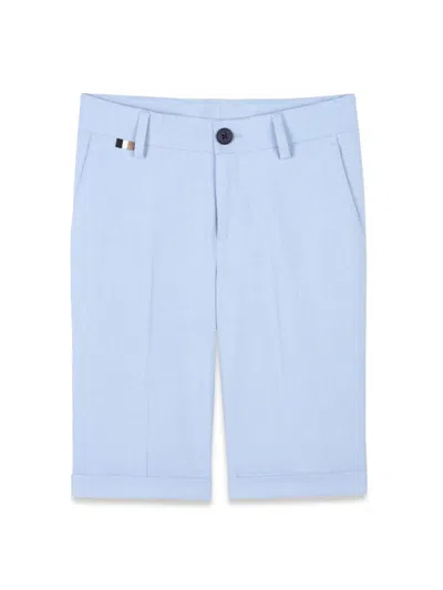 Hugo Boss Boss Formal Shorts In Blue
