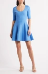 Hugo Boss Frankina A Line Dress In Cornflower