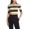 Hugo Boss Virgin-wool Crew-neck Sweater With Block Stripes