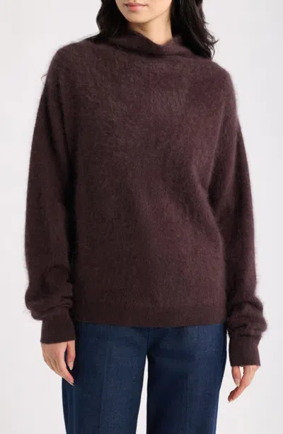 Hugo Boss Boss Frosella Wool & Cashmere Sweater In Mole