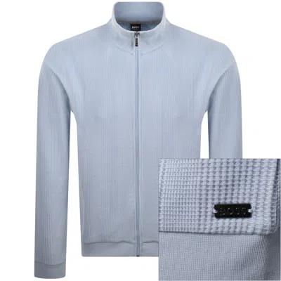 Hugo Boss Boss Full Zip Sweatshirt Jacket Blue