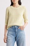 Hugo Boss Boss Funima Cotton Blend Open Stitch Sweater