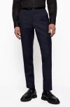 Hugo Boss Boss Genius Pleated Wool Tuxedo Pants