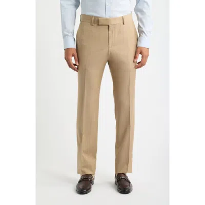 Hugo Boss Boss Genius Slim Fit Virgin Wool Suit Pants In Neutral