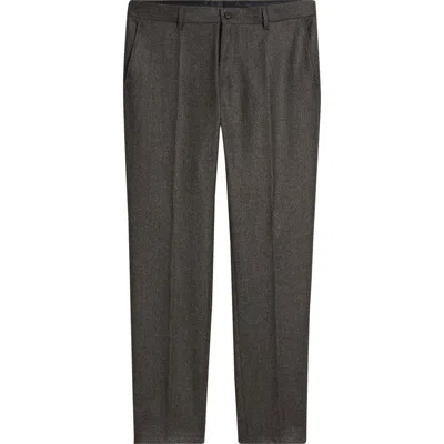 Hugo Boss Boss Genius Slim Fit Wool Suit Pants In Brown