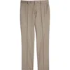 Hugo Boss Genius Virgin Wool Trousers In Light Beige