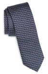 Hugo Boss Boss Geometric Pattern Silk Tie