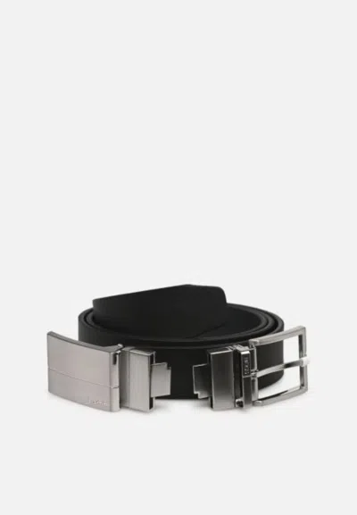 Hugo Boss Boss Geppy-soft_gb35_pp Belt In Black