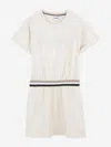 Hugo Boss Boss Girls Embroidered Logo Jersey Dress In White