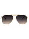 Hugo Boss Boss Gold Havana Stainless Steel Sunglasses In Gold