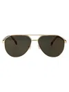 Hugo Boss Boss Gold Stainless Steel Sunglasses In Neutral