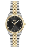 Hugo Boss Boss Graceful Precious Bracelet Watch, 32mm In Black