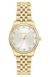 Hugo Boss Boss Graceful Precious Bracelet Watch, 32mm In Yellow