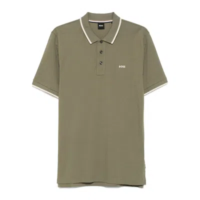 HUGO BOSS BOSS GREEN POLO SHIRTS MEN