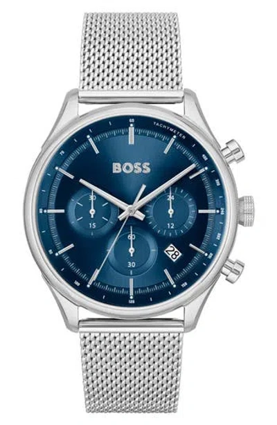 Hugo Boss Boss Gregor Sunray Chronograph Bracelet Watch, 45mm X 11.8mm In Metallic