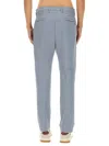 Hugo Boss Boss Water-repellent Regular Fit Pants In Blue