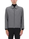 Hugo Boss Boss Grey Virgin Wool Jacket In Gray