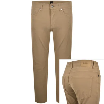 Hugo Boss Boss H Delaware Slim Fit Trousers Brown