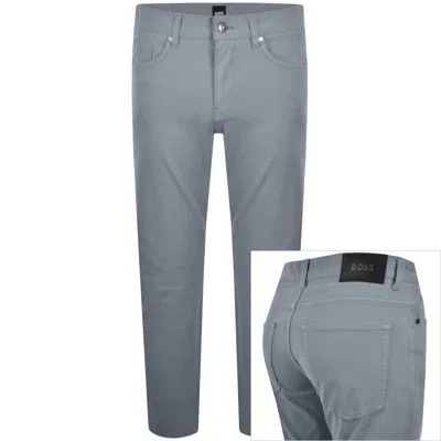 Hugo Boss Boss H Delaware Slim Fit Trousers Grey In Gray