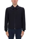 Hugo Boss Boss Black Virgin Wool Jacket In Blue
