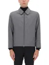 Hugo Boss Boss Grey Virgin Wool Jacket In Gray