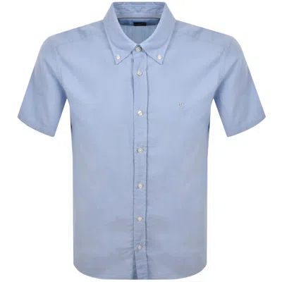 Hugo Boss Boss H Liam Short Sleeve Shirt Light Blue
