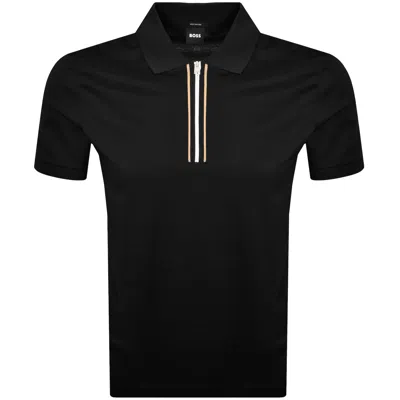 Hugo Boss Boss H Paras 65 Polo T Shirt Black