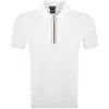 Hugo Boss Boss H Paras 65 Polo T Shirt Light Beige In White