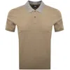 Hugo Boss Boss H Parlay 302 Polo T Shirt Brown In Brown